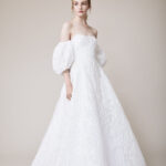 Crystal Floral Bodice Plus Size Wedding Dress